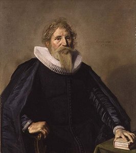 一个大胡子男人的画像 作者 弗兰斯·哈尔斯（Frans Hals）