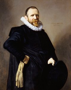 绅士的肖像 作者 弗兰斯·哈尔斯（Frans Hals）