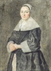 一位女士的画像 作者 弗兰斯·哈尔斯（Frans Hals）