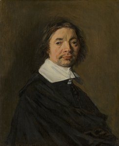 一个人的肖像，约1660年 作者 Frans Hals
