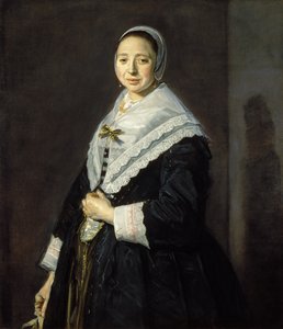 一个女人的肖像 作者 弗兰斯·哈尔斯（Frans Hals）