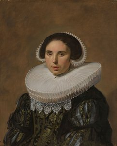 一个女人的肖像，c。 1635