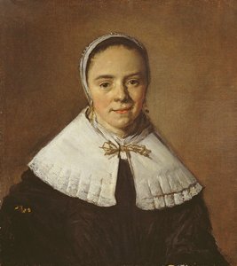 年轻女子肖像》（布面油画） 作者 弗兰斯·哈尔斯（Frans Hals）