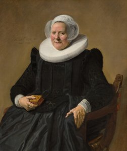一位老年妇女的肖像，1633年。 作者 弗兰斯·哈尔斯（Frans Hals）