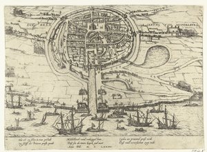 米德尔堡围城战，1574 年 作者 弗兰斯·霍根伯格