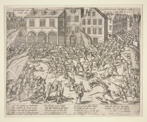 Wie die Burger von Amstelredam der Staten volck Wider au? der Statt treiben（阿姆斯特丹市民如何将军队赶出城市） 作者 弗兰斯·霍根伯格