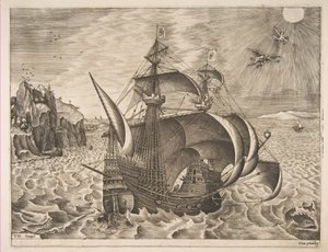 1561-65年间，航海号上的达达洛斯和伊卡洛斯武装三大师。
