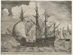 帆船：武装四船长号出海，1561-65年。