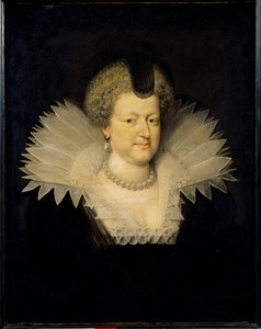 玛丽·德·美第奇 (Maria de Medicis) 的肖像 作者 弗朗斯二世