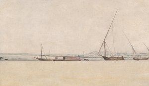 热带海岸景观，17世纪。 作者 弗兰斯邮报。