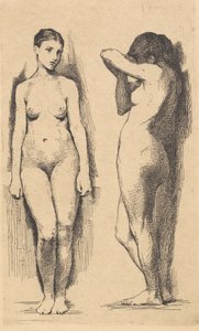 样本记录：两名裸体女性 作者 弗兰斯·施瓦茨