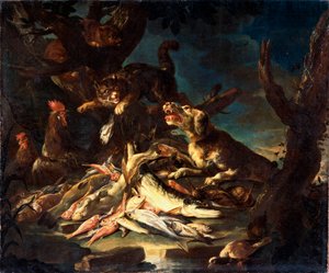 鱼，1620年。 作者 Frans Snyders或Snijders