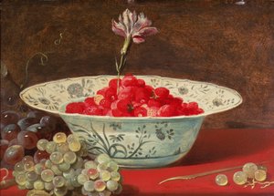 康乃馨草莓 作者 Frans Snyders或Snijders