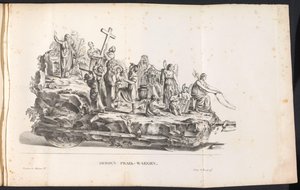 圣隆布特游行队伍中的第三辆花车，1825 年
Derden Prael-waegen（物品上的标题）