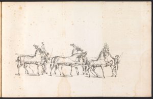 圣伦巴特游行队伍中第一辆花车的跨度，1825 年