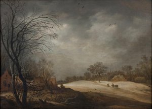 冬季景观 作者 尼古拉（Nicolaes Molenaer）
