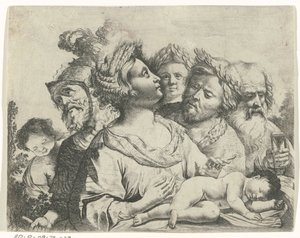 谷神星、火星和土星（四个时代） 作者 Frans van Mieris (II)（拒绝归属）