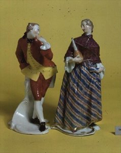 Donna Martina和Octavio的艺术喜剧，Nymphenburg，1760（瓷器）