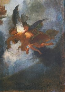 天使，细节来自耶稣会士对整个世界的使命的寓言，作者 Franz Anton Maulbertsch（1724-1796）。 德国