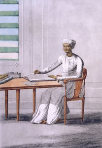 A causto clerkscribe, pub.1808-12. 作者 弗朗兹·巴尔萨扎（Franz Balthazar）Solvyns