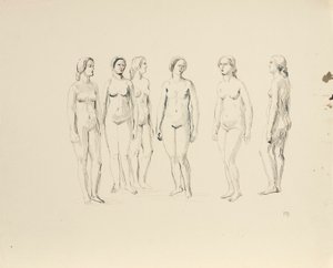 六幅女性裸体画