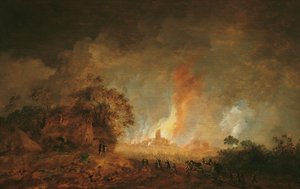 夜间大火 作者 Franz Edmund Weirotter