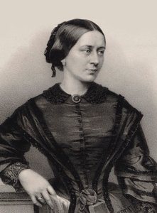 克拉拉-舒曼的肖像1819-1896，1860年。