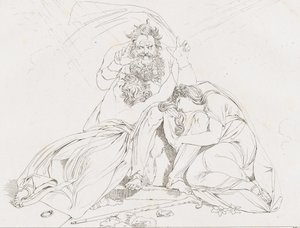 Der Tod des Oedipus 《俄狄浦斯之死》，1806年。 作者 弗朗茨·黑吉