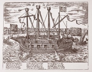 &39;Fin de la Guerre&39;，1585年为联合省建造的战舰 作者 弗朗兹·霍根伯格
