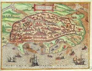 地图由“世界纽约，1572