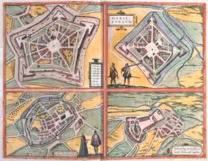 Philippeville，Mariembourg，Chimay 和 Walcourt，比利时（雕刻 作者 弗朗兹·霍根伯格