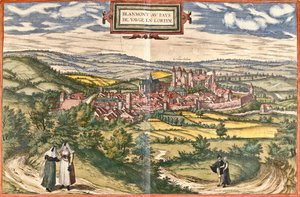 法国布拉蒙 (Blanmont) 的视图（蚀刻 作者 弗朗兹·霍根伯格