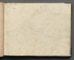罗马及周边景观专辑，景观研究，第 04a 页："塞韦拉" 作者 弗朗茨·约翰·海因里希·纳多普