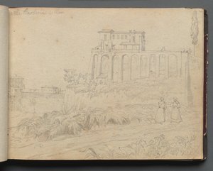 罗马及周边地区景观专辑，景观研究，第07a页：罗马的Villla Barberini。