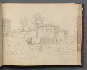 罗马及周边地区景观研究专辑，第38a页：:St. Giovanni e Paolo.... 作者 弗朗茨·约翰·海因里希·纳多普