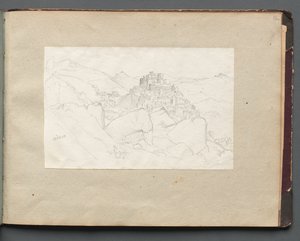 罗马及周边地区风景专辑，风景研究，第53a页：Vivaro. 作者 弗朗茨·约翰·海因里希·纳多普