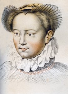 玛格丽特·德瓦洛瓦（Marguerite de Valois）1553-1615，法国亨利四世皇后，1849年。