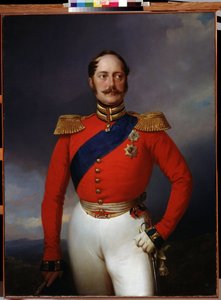 尼古拉斯一世皇帝肖像，1847年 作者 弗朗兹·克鲁格（Franz Kruger）