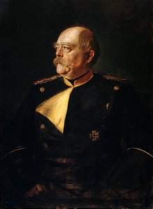 穿制服的奥托-冯-俾斯麦总理肖像》，1815-1898，19世纪。  