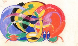 摘要构成 作者 弗朗兹·马克（Franz Marc）