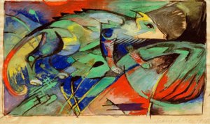 变色龙 作者 弗朗兹·马克（Franz Marc）