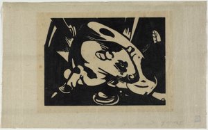公牛 作者 弗朗兹·马克（Franz Marc）