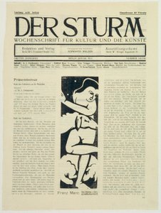 牧羊女 作者 弗朗兹·马克（Franz Marc）