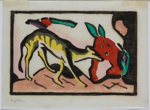 神话生物 作者 弗朗兹·马克（Franz Marc）