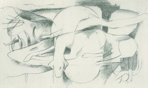 弗朗茨-马克 - 实地写生 - 第 04 张 作者 弗朗兹·马克（Franz Marc）