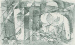 弗朗茨-马克 - 实地写生 - 第 14 张 作者 弗朗兹·马克（Franz Marc）