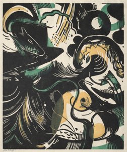 创世纪 II 作者 弗朗兹·马克（Franz Marc）