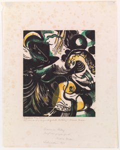 创世纪 II 作者 弗朗兹·马克（Franz Marc）