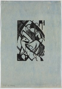 德语: 跳马 作者 弗朗兹·马克（Franz Marc）