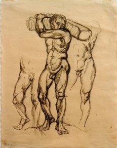 Holzträger 作者 弗朗兹·马克（Franz Marc）